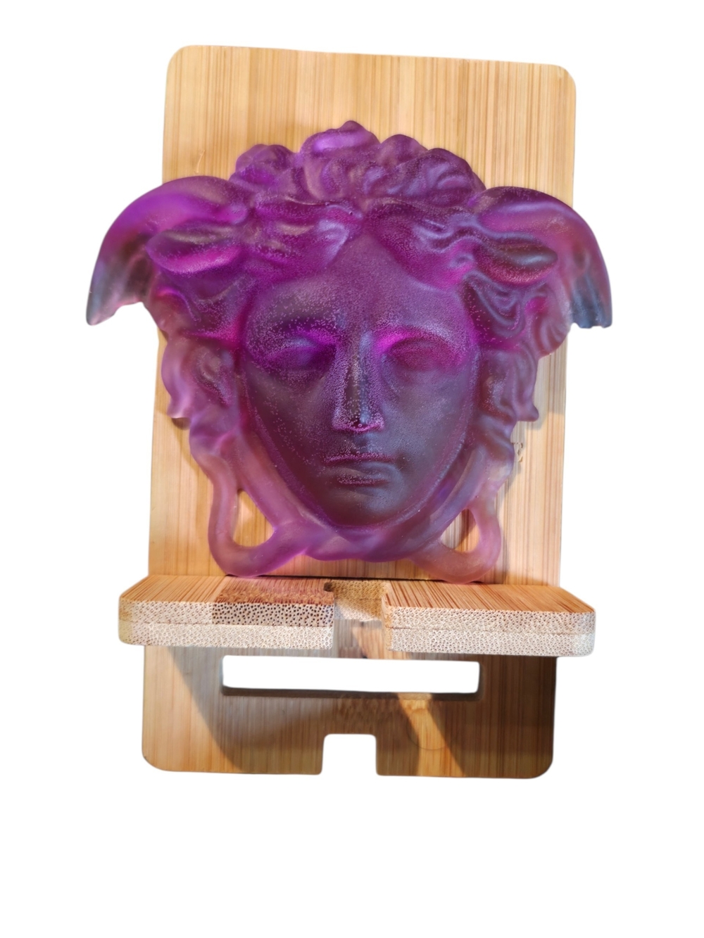 Versace Inspired Medusa In Resin/pink/muticolor - Aer Home Decor
